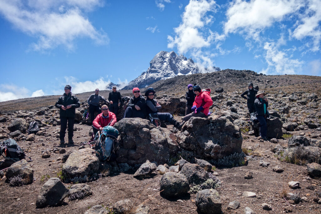 conquering Kilimanjaro trekking route – Machame route view