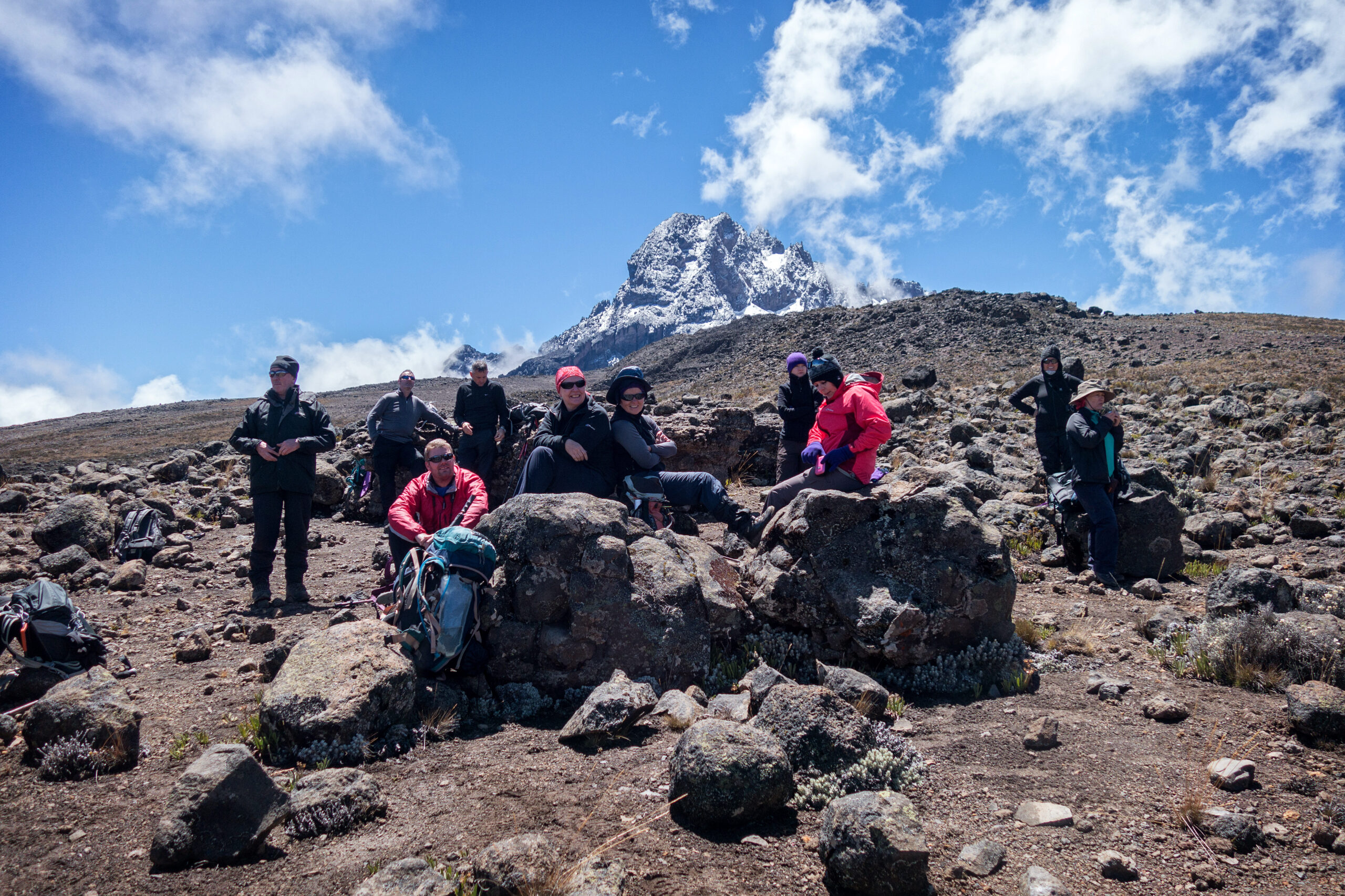 conquering Kilimanjaro trekking route – Machame route view